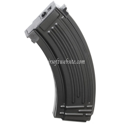 Battleaxe 500 Kugeln Hi-Cap Flash Magazin passend für AK Serie AEG Airsoft Gewehr Schwarz