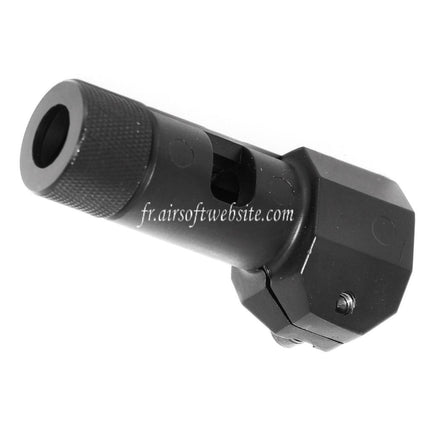 Airsoft Website 74mm Métal Frein de Bouche Cache-Flamme Convient pour WELL L96 MB Série Sniper Fusil