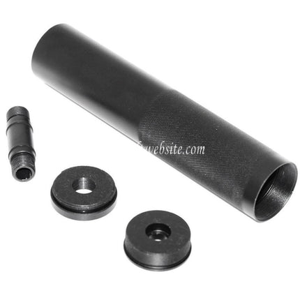 AIRSOFT WEBSITE Silencieux -/+14mm (sens horaire/antihoraire) avec adaptateur Convient pour Tokyo Marui WELL R2 Vz61 Scorpion AEP SMG Fusils