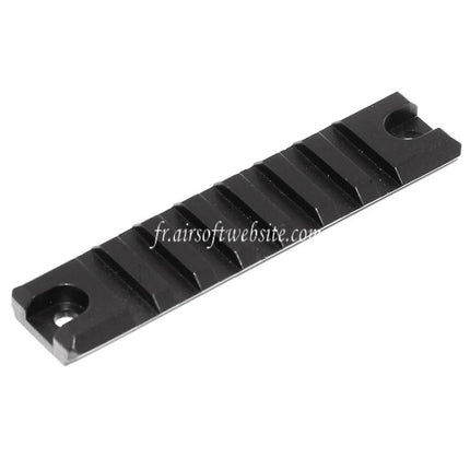 Airsoft Website 90mm Full Metal Small Side Rail Fits WELL Tokyo Marui MP7A1 R4 AEP SMG Rifle Black