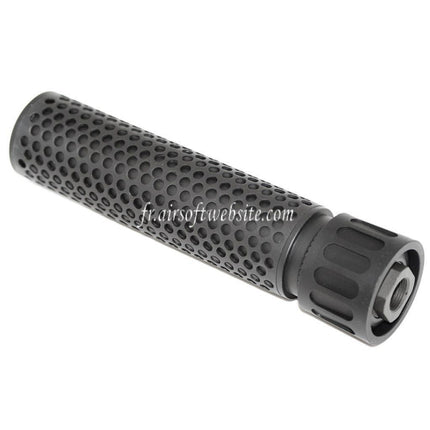 5KU 179mm 7 Pouces KAC Style QDC/CQB Silencieux avec Frein de Bouche Convient pour -14mm CCW sens antihoraire Canon Fusil Airsoft