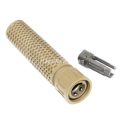 5KU 179mm 7 Pouces KAC Style QDC/CQB Silencieux avec Frein de Bouche Convient pour -14mm CCW sens antihoraire Canon Fusil Airsoft