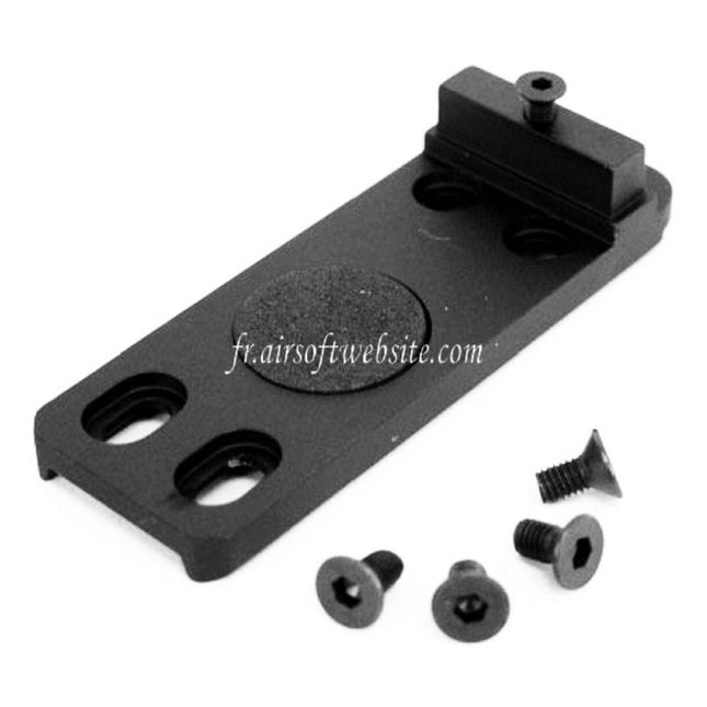 5KU Métal Micro Hausse Viseur Montage Convient pour Tokyo Marui G17 Série GBB Pistolet Airsoft Noir
