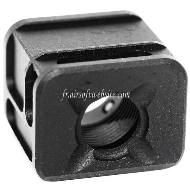 5KU SPARC-M Compensateur -14mm CCW sens antihoraire Convient pour Tokyo Marui G17 G18C GBB Pistolet Airsoft Noir