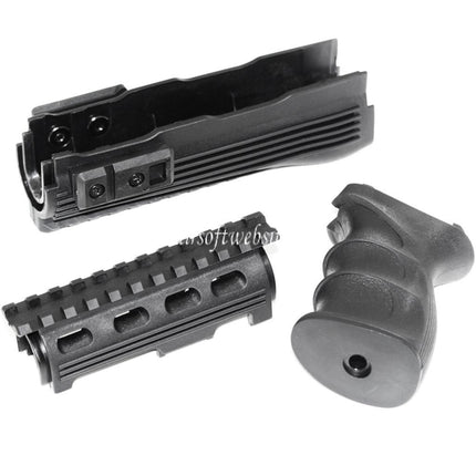 CYMA Haut Bas Rail de Garde-Main Pistolet Poignée Set Convient pour AK47 Série AEG Fusil Airsoft