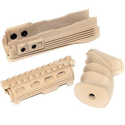 CYMA Haut Bas Rail de Garde-Main Pistolet Poignée Set Convient pour AK47 Série AEG Fusil Airsoft
