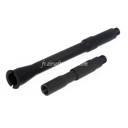 Airsoft Website 13.375 Zoll 340mm Aluminium Außenlauf-Extender -14mm CCW Linksgewinde Passend für M4 M16 Serie GBB Gewehr