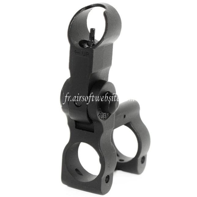 CYMA SPR Style MK12 MOD 0 Tactical Rabattable Guidon Convient pour M4 M16 Série AEG Fusil Airsoft Noir