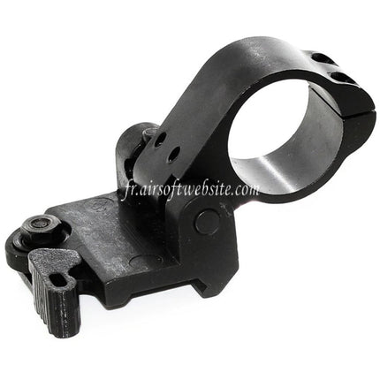 Airsoft Website 30mm Tactical Flip to Side QD FTS Mount Fits 20mm Rail System Black