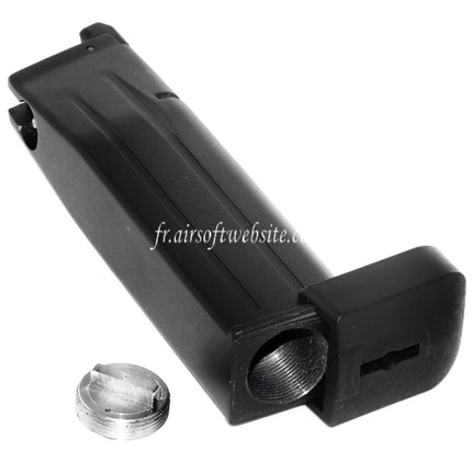 Airsoft Website 30 Billes Co2 Chargeur Convient pour Hi-Capa Série GBB Pistolet Noir