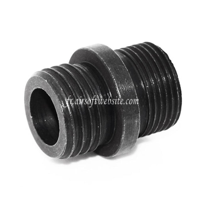 Airsoft Website Canon Silencieux Compensateur Adaptateur Convient pour Tokyo Marui WELL MP5KA4 G55 (13mm CW sens horaire To -14mm CCW sens antihoraire) Série AEG GBB Fusil