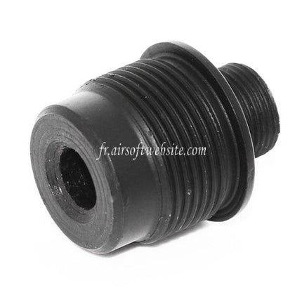 Airsoft Website Silencer Compensator Adapter Fits Tokyo Marui WELL L96 (14mm CW Clockwise To CCW Counter-Clockwise) Sniper Rifle Series
