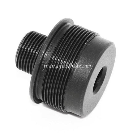 Airsoft Website Canon Silencieux Compensateur Adaptateur Convient pour Tokyo Marui VSR-10 / WELL MB02 (14mm CW sens horaire To CCW sens antihoraire) Série Sniper Fusil