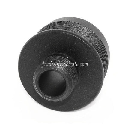 Airsoft Website Canon Silencieux Compensateur Adaptateur Convient pour Tokyo Marui VSR-10 / WELL MB02 (14mm CW sens horaire To CCW sens antihoraire) Série Sniper Fusil