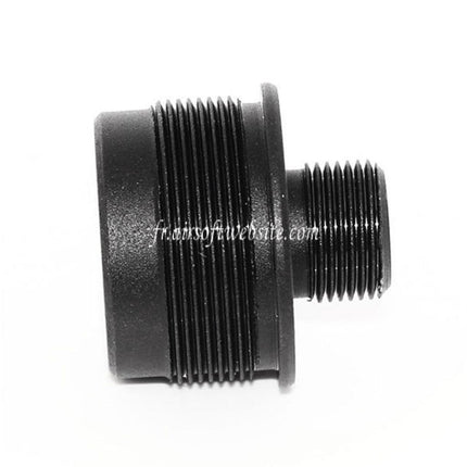 Airsoft Website Canon Silencieux Compensateur Adaptateur Convient pour Tokyo Marui VSR-10 / WELL MB02 (14mm CW sens horaire To CCW sens antihoraire) Série Sniper Fusil