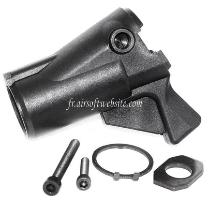 PPS M870 Shotgun Crosse Adaptateur Type A utiliser M4 Série Fusil Crosse Airsoft Noir