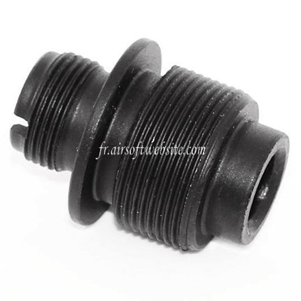 Airsoft Website Schalldämpfer Kompensator Adapter -14mm CCW Linksgewinde Passend für VSR-10 MB03 MB07 MB09 MB10 MB11 MB12 Serie Sniper Gewehr