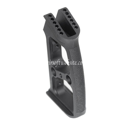 5KU Aluminum Pistolet Poignée (Ball / Edge / Knurly) Convient pour M4 M16 Série GBB Fusil Airsoft Noir