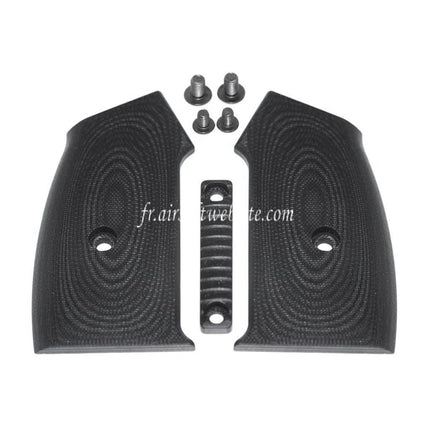 5KU Aluminum Pistolet Poignée Couvre Convient pour M4 M16 Série GBB Fusil Airsoft Noir