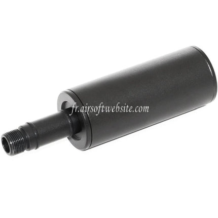 AIRSOFT WEBSITE Silencieux -/+14mm (sens horaire/antihoraire) avec adaptateur Convient pour Tokyo Marui WELL R2 Vz61 Scorpion AEP SMG Fusils