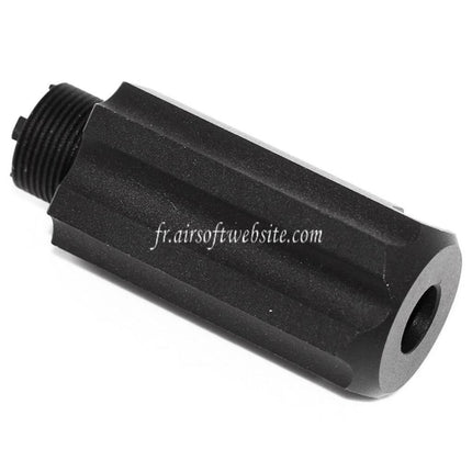 DOUBLE BELL 60mm/48mm Rallongé Kit Compensateur Convient pour DOUBLE BELL Tokyo Marui 1911 GBB Pistolet Airsoft Noir