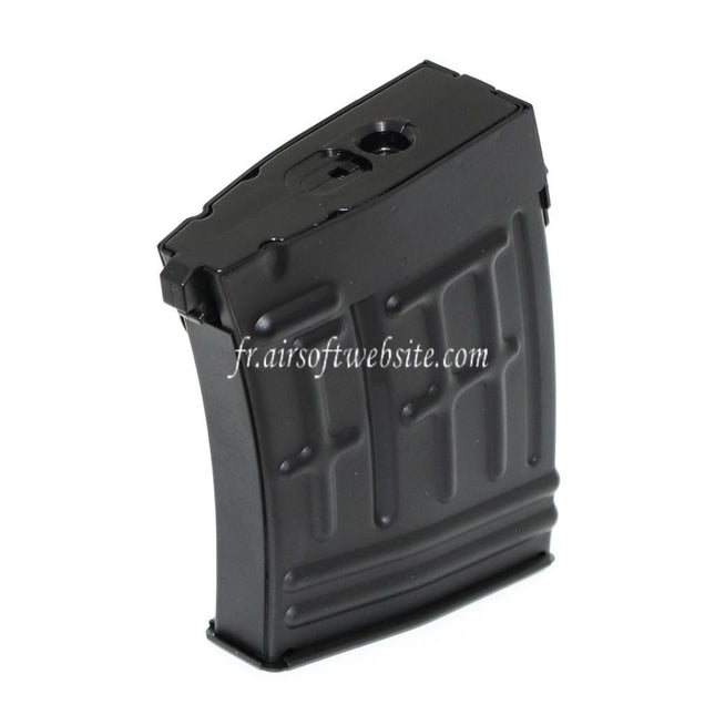 CYMA 80 Billes Mid-Cap Chargeur Convient pour Real Sword RS / S&T / CYMA / Tokyo Marui SVD Série AEG Fusil Airsoft Noir