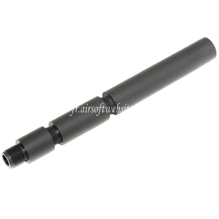 APS 3-teilig 21mm/41mm/97mm 159mm Aluminium CQB Extended Outer Barrel Extension Tube Passend für alle -14mm CCW Gewehr Airsoft