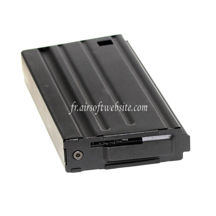 Airsoft Website 470 Billes Winding Hi-Cap Chargeur Convient pour JG Golden Eagle CYMA A&K G&P Tokyo Marui SR25 Série AEG Fusil Noir