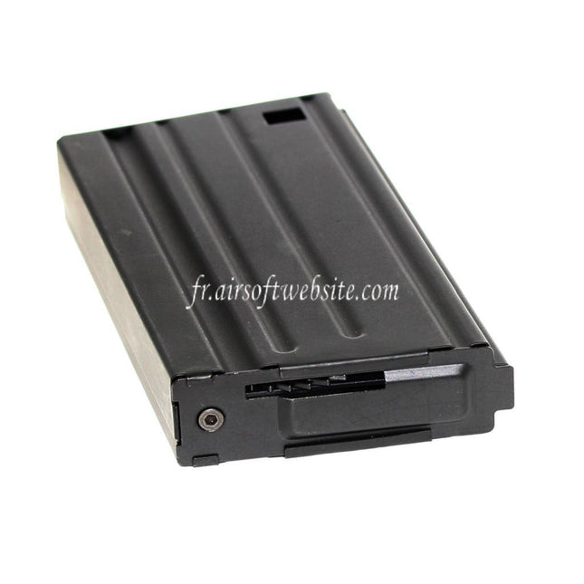 Airsoft Website 470 Billes Winding Hi-Cap Chargeur Convient pour JG Golden Eagle CYMA A&K G&P Tokyo Marui SR25 Série AEG Fusil Noir