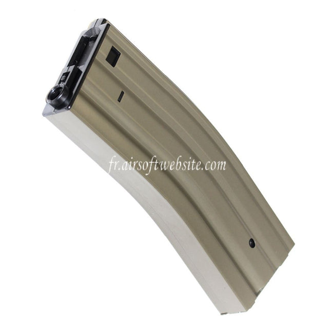 Airsoft Website 450 Billes Hi-Cap Chargeur Convient pour ARMY R85A1 / Tokyo Marui M4 M16 Série AEG Fusil Dark Earth