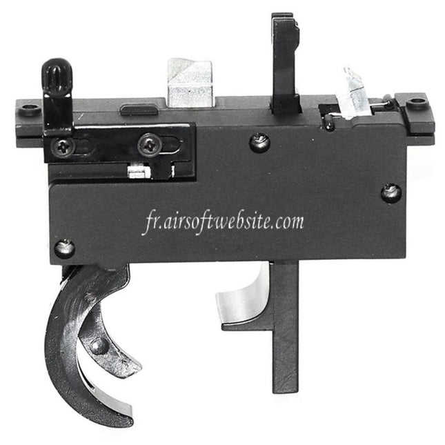 E&C Métal Gâchette Ensemble Convient pour L96 Type WELL MB01 / SD96 / UTG Type 96 Shadow Ops / Bravo / Double Eagle / Maruzen Sniper Fusil Airsoft