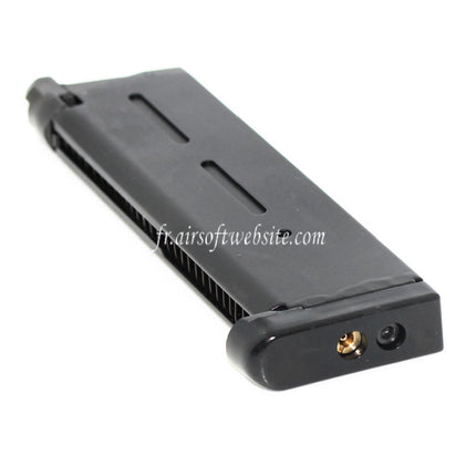 Army Armament 27 Rounds Gas Magazine Suitable for R26 DOUBLE BELL E&C Tokyo Marui 1911 Series GBB Airsoft Pistol Black