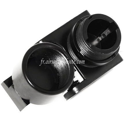 PPS M4 M16 Faltbarer Schaftadapter passend für M870 Series Shotgun Airsoft Schwarz