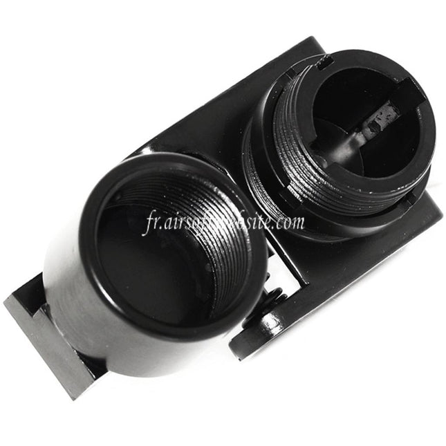 PPS M4 M16 Pliable Connecteur Adaptateur Convient pour M870 Série Shotgun Airsoft Noir
