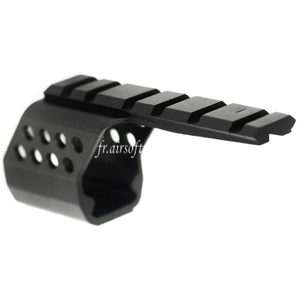 Airsoft Website 20mm Picatinny Rail Lunette Montage Base Convient pour WE KSC Tanaka Tokyo Marui G17 G18C Série Pistolet