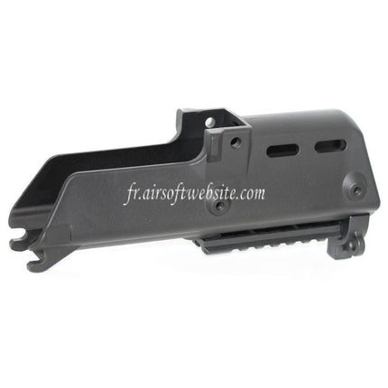 Golden Eagle Polymer Handguard Set mit 20mm Unterer Schiene Passend für Jing Gong JG Golden Eagle G36C Serie AEG Airsoft Gewehr Schwarz