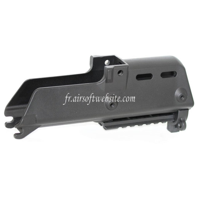 Golden Eagle Polymère Garde-Main Set avec 20mm Bottom Rail Convient pour Jing Gong JG Golden Eagle G36C Série AEG Fusil Airsoft Noir