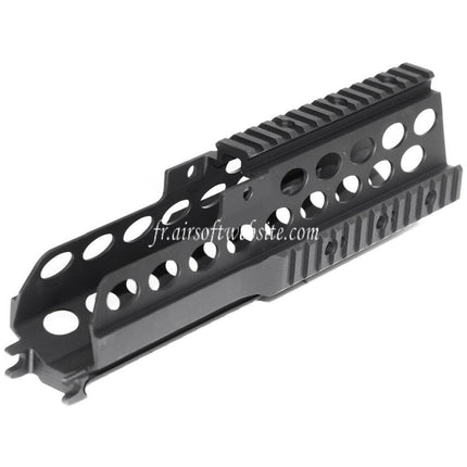 Golden Eagle 260mm CNC Aluminum RAS Rail de Garde-Main Convient pour JG Golden Eagle CYMA Echo1 Matrix Tokyo Marui G36 Série AEG Fusil Airsoft Noir