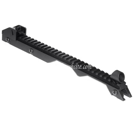 Golden Eagle 340mm Carrying Handle Top Rail Fits G36 Series AEG Airsoft Rifle Black