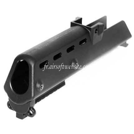 Golden Eagle Polymer 280mm Handguard with 20mm Bottom Rail Fits Golden Eagle Jing Gong JG G36 Series AEG Airsoft Rifle Black