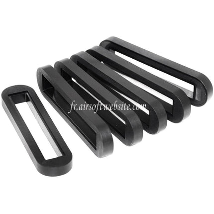 Golden Eagle 6pcs Extension Crosse Butt Pad Plaque Convient pour 6689 6690 SL8 SL9 G36 AEG Fusil Airsoft Noir