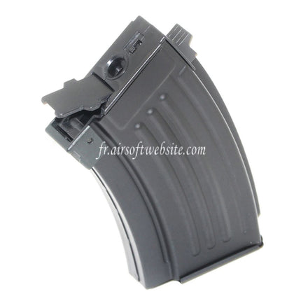 Golden Eagle 230 Billes Hi-Cap Chargeur Court Type Convient pour AK Série AEG Fusil Airsoft Noir