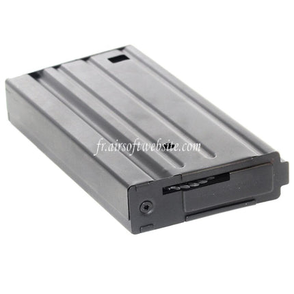 Golden Eagle 420 Billes Winding Hi-Cap Chargeur Convient pour JG Golden Eagle CYMA A&K G&P Tokyo Marui SR25 Série AEG Fusil Airsoft Noir