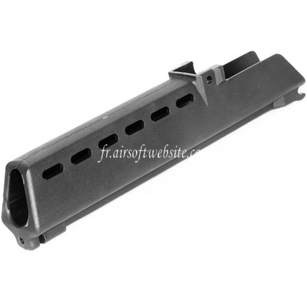 Golden Eagle 323mm Polymère Renforcé Garde-Main Convient pour JG Golden Eagle Classic Army Tokyo Marui G36 G36K G36V SL8G36 Série AEG Fusil Airsoft Noir