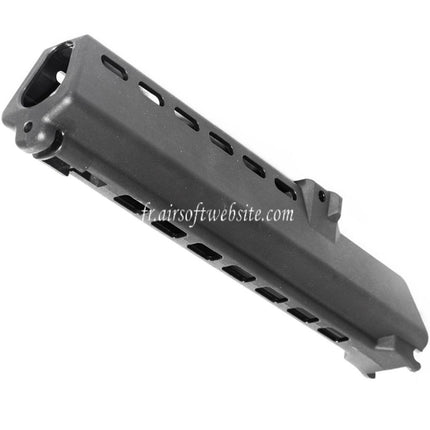 Golden Eagle 323mm Polymère Renforcé Garde-Main Convient pour JG Golden Eagle Classic Army Tokyo Marui G36 G36K G36V SL8G36 Série AEG Fusil Airsoft Noir