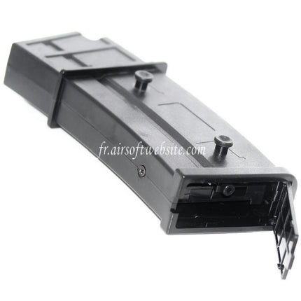 BATTLEAXE 430 BBs Hi-Cap Flash Magazin Passend für G36 Serie AEG Airsoft Gewehr Schwarz