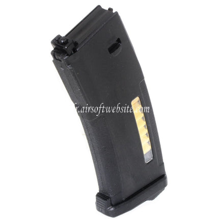 PTS 120 Kugeln EPM Mid-Cap Enhanced Polymer Magazin Passend für Systema PTW M4 M16 Serie Airsoft Gewehr Schwarz