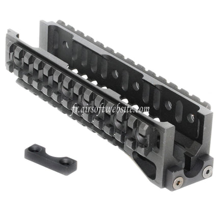 5KU CNC 160mm B-10M Style Bas Rail de Garde-Main Convient pour AK Série AEG GBB Fusil Airsoft Noir