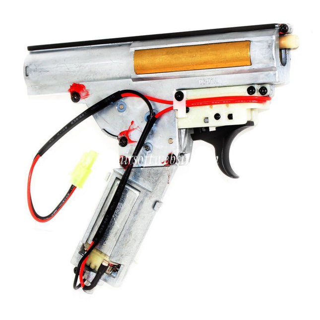 CYMA Complète Vitesse Boîte Set avec Moteur Convient pour M1A1 Série AEG Fusil Airsoft Arrière Câblage