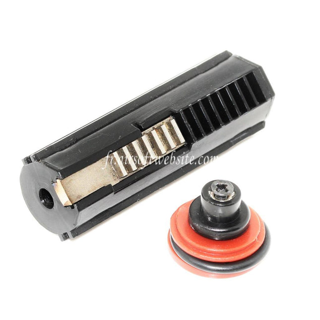 Airsoft Website 15 Full Teeth Piston (7 Acier Teeth) et Piston Tête Convient pour Version 2/3 V2 V3 AEG Vitesse Boîte Fusil